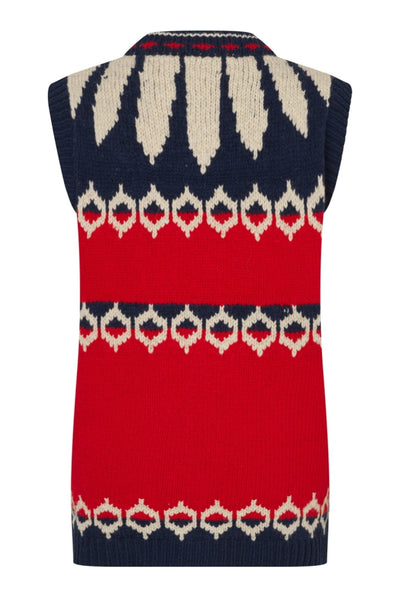 Cleoll Knit Vest Sl Red - 26407-5019 Thumbnail