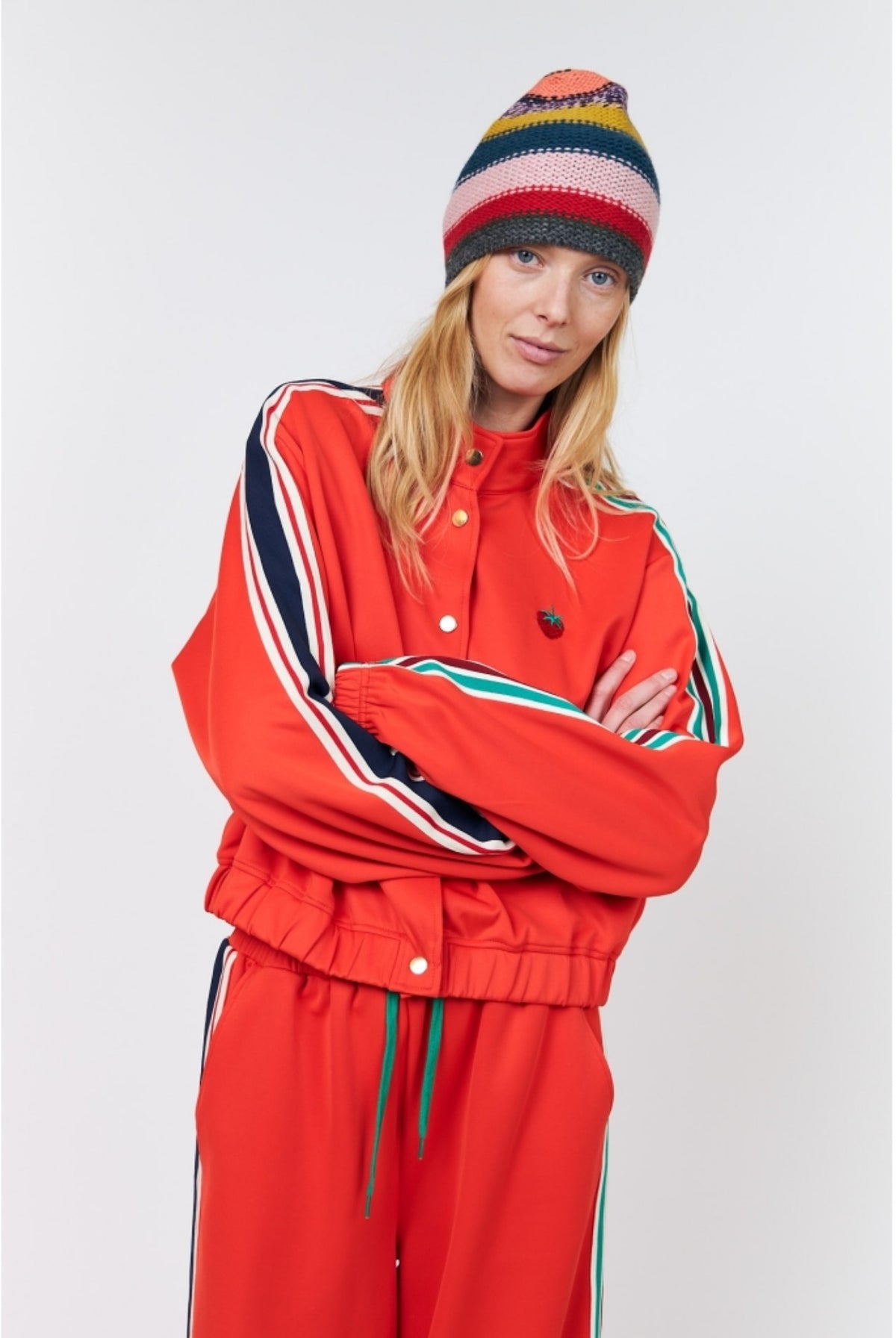Brooklynnll Short Jacket Ls Röd - 26424-6007
