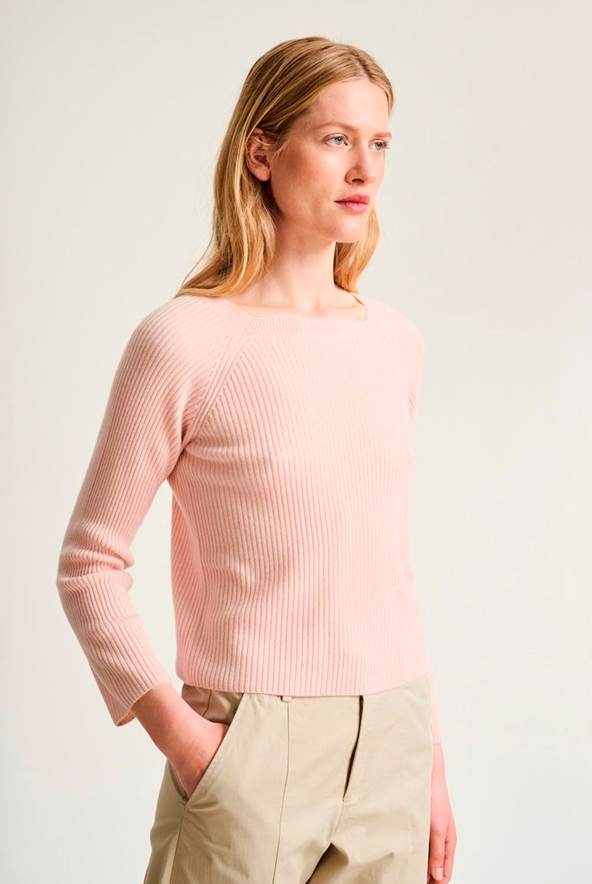 Kumo cashmere raglanblus DUSTY ROSE - 266-1080-5885