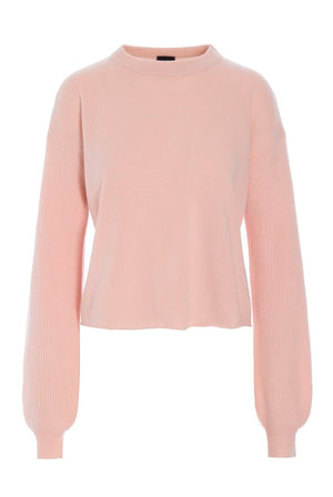 Kumo cashmere långärmad tröja DUSTY ROSE - 266-1080-5887