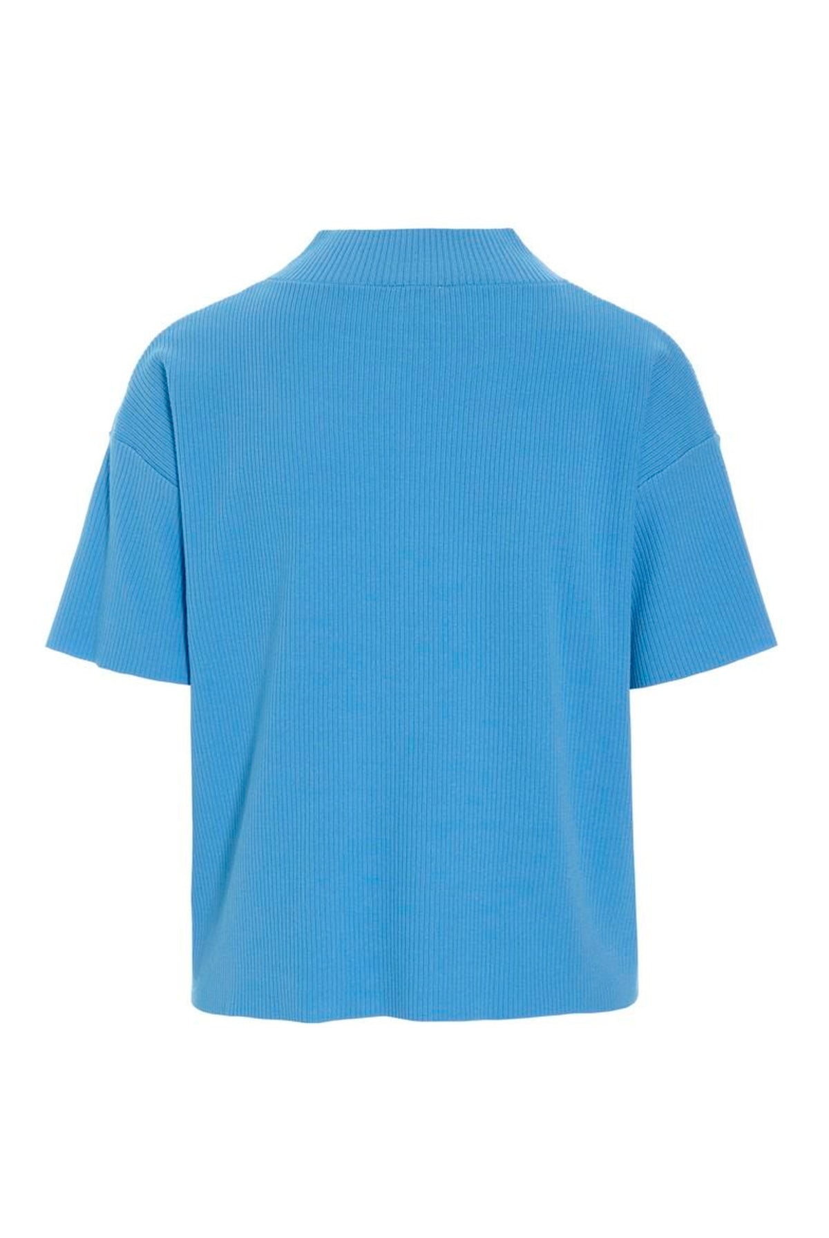 Akiko kortärmad blus Lake Blue - 266-1086-5889