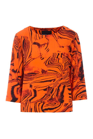 Iki blus ORANGE OYSTERS - 266-2407-5255