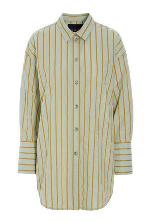 Golden stripes stor skjorta AQUA GOLDEN STRIPES - 266-2487-5329