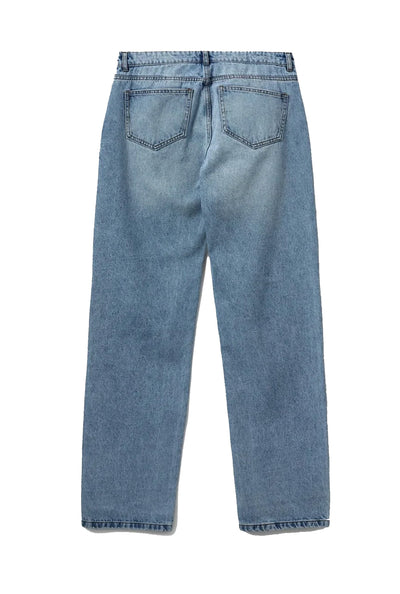MELIKASW JEANS 5055 Denimblå - SNOS427 Thumbnail