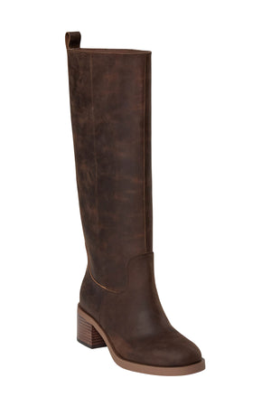 FILLIASW KNEE HIGH BOOT 7017 Mörkbrun - T496