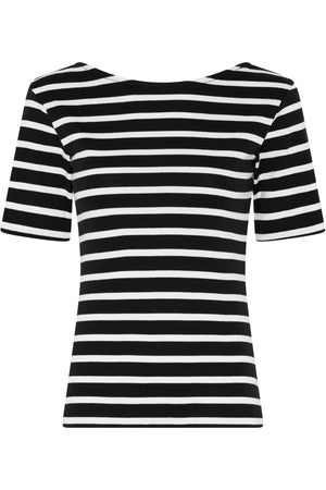 IguanuraBBBlus med båtringning Svart / Creme randig - BBW5042