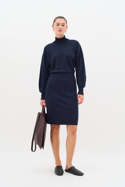 WanettaIW Ilze Dress Marine Blue - 30105368 Thumbnail