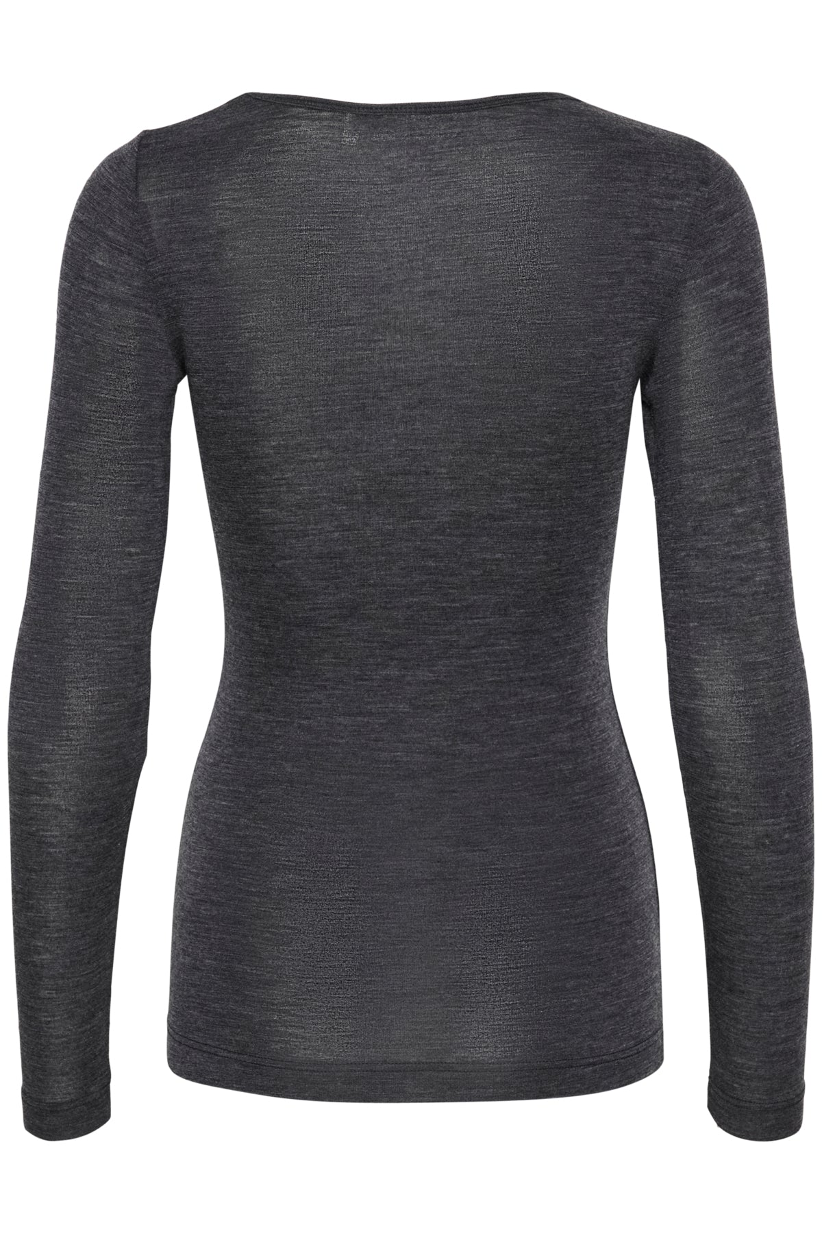 FangIW T-Shirt LS Granite Melange - 30106096