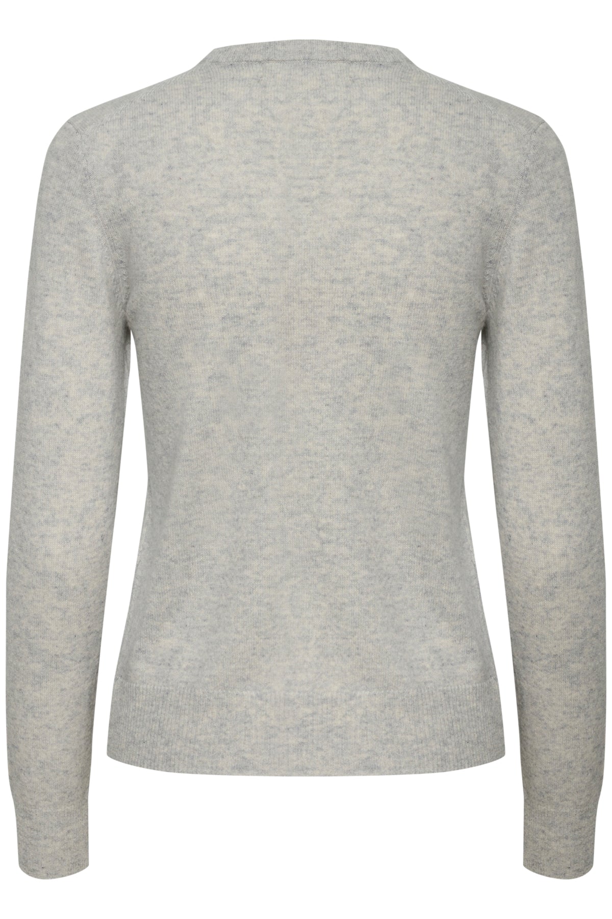 LukkaIW Cardigan New Light Grey Melange - 30107630