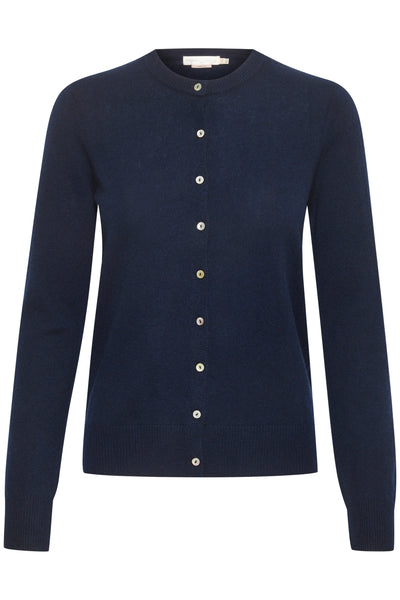 LukkaIW Cardigan Marinblå - 30107630 - 30107630 Thumbnail