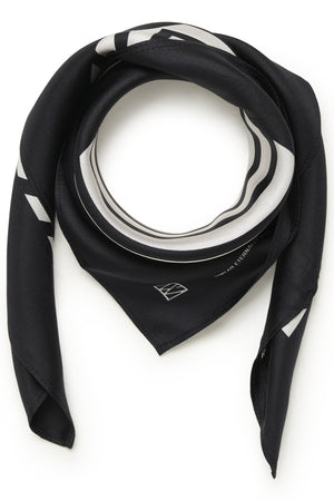 RAFIQIW SCARF Svart / Whisper White - 30107632