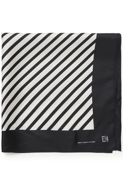 RAFIQIW SCARF Svart / Whisper White - 30107632 Thumbnail
