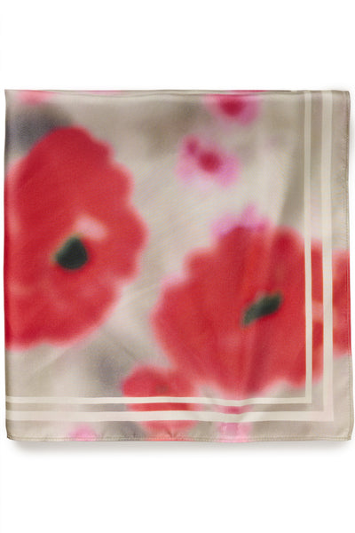 RAFIQIW SCARF LARGE BLURRED POPPIES - 900006 - 30107632 Thumbnail