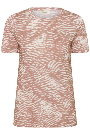 AlmaIW Print T-shirt ROSE WAVY STRUCTURE - 90000652 - 30108258