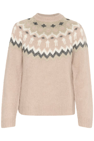 TeylorIW Fair Isle pullover Haze Melange - 30109758