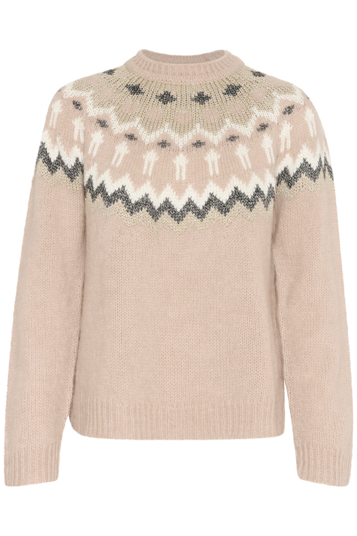 TeylorIW Fair Isle pullover Haze Melange - 30109758