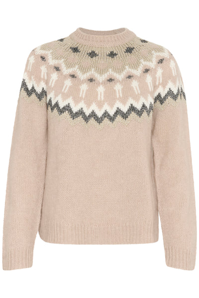 TeylorIW Fair Isle pullover Haze Melange - 30109758 Thumbnail