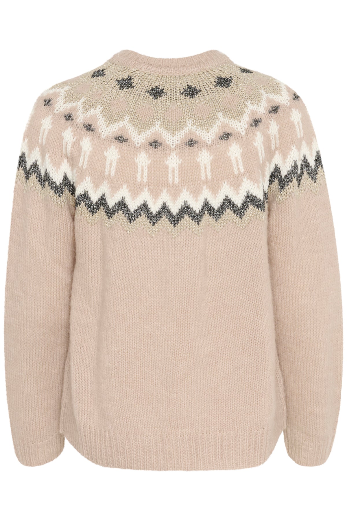 TeylorIW Fair Isle pullover Haze Melange - 30109758