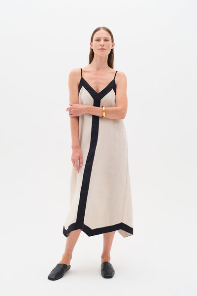 RigittaIW Strap Dress Haze Melange Thumbnail