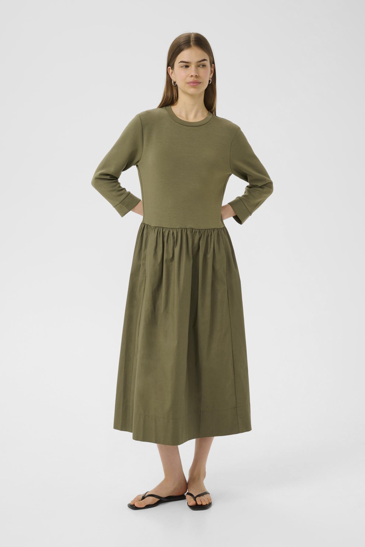 MiraIW Klänning Dusty Olive - 180515 - 30110507