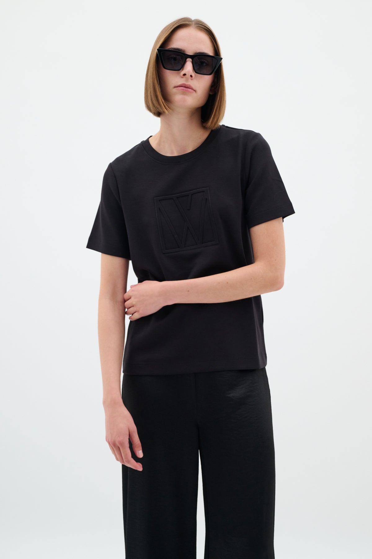VINCENTIW LOGO T-SHIRT Svart - 194008 - 30110517