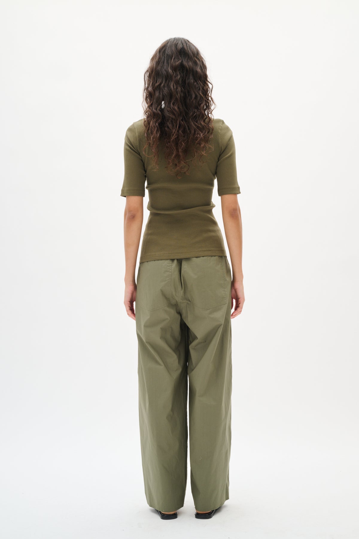 KennaIW Pants Dusty Olive - 30110533