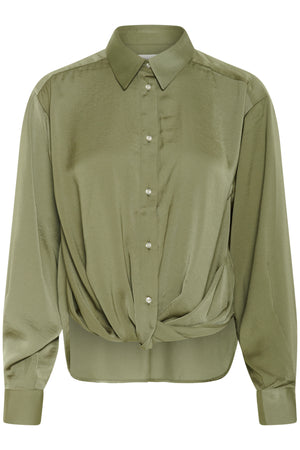 KinleyIW Skjorta Dusty Olive - 30110547