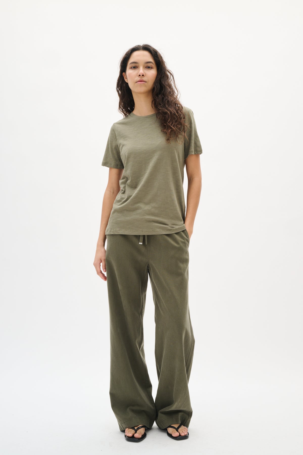 BallariIW Byxor Dusty Olive - 30110567
