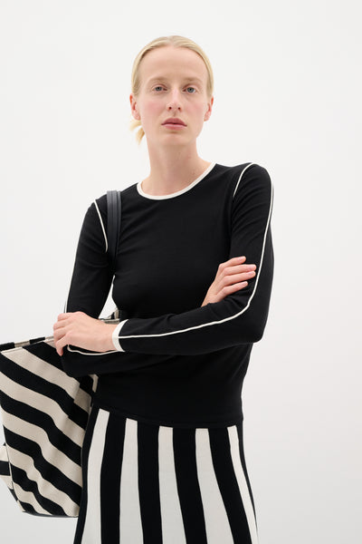 SaccoIW Pullover Svart - 30110579 Thumbnail