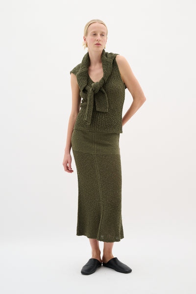 SigaIW Skirt Dusty Olive - 30110584 Thumbnail