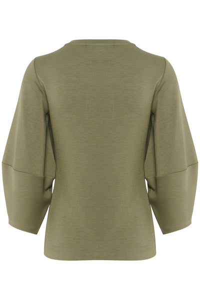 PariIW Vincent Top Dusty Olive - 30110589 Thumbnail