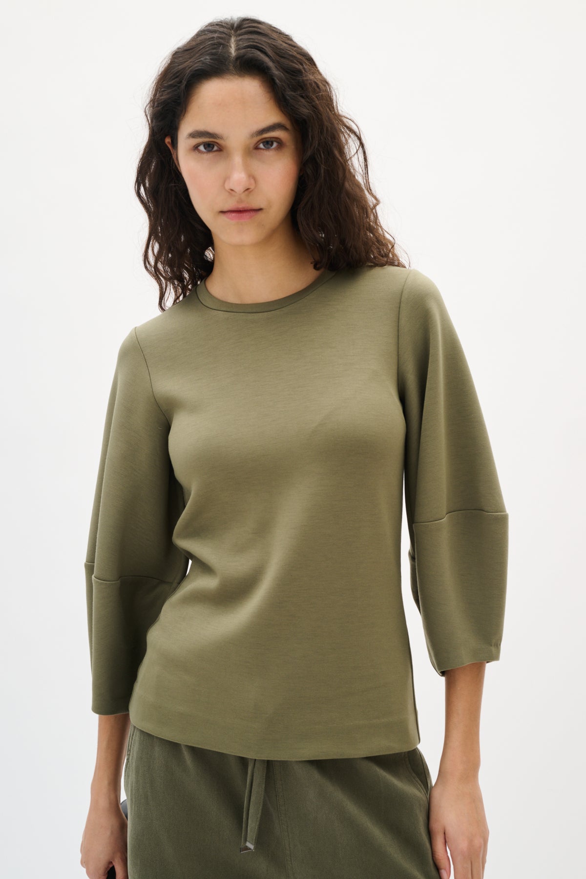 PariIW Vincent Top Dusty Olive - 30110589