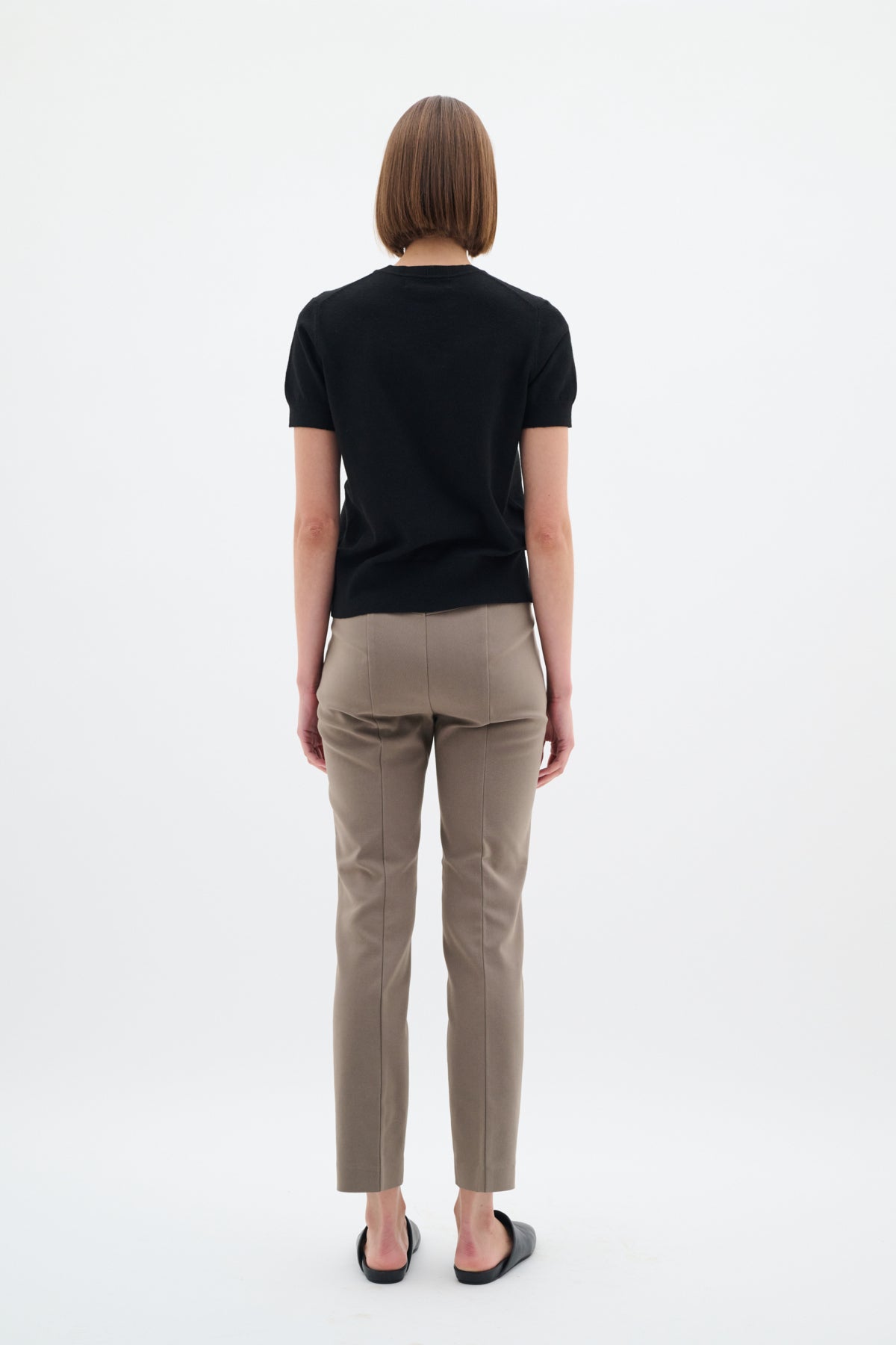 EmmyIW Slim Pant Sandy Grey - 181304 - 30110606