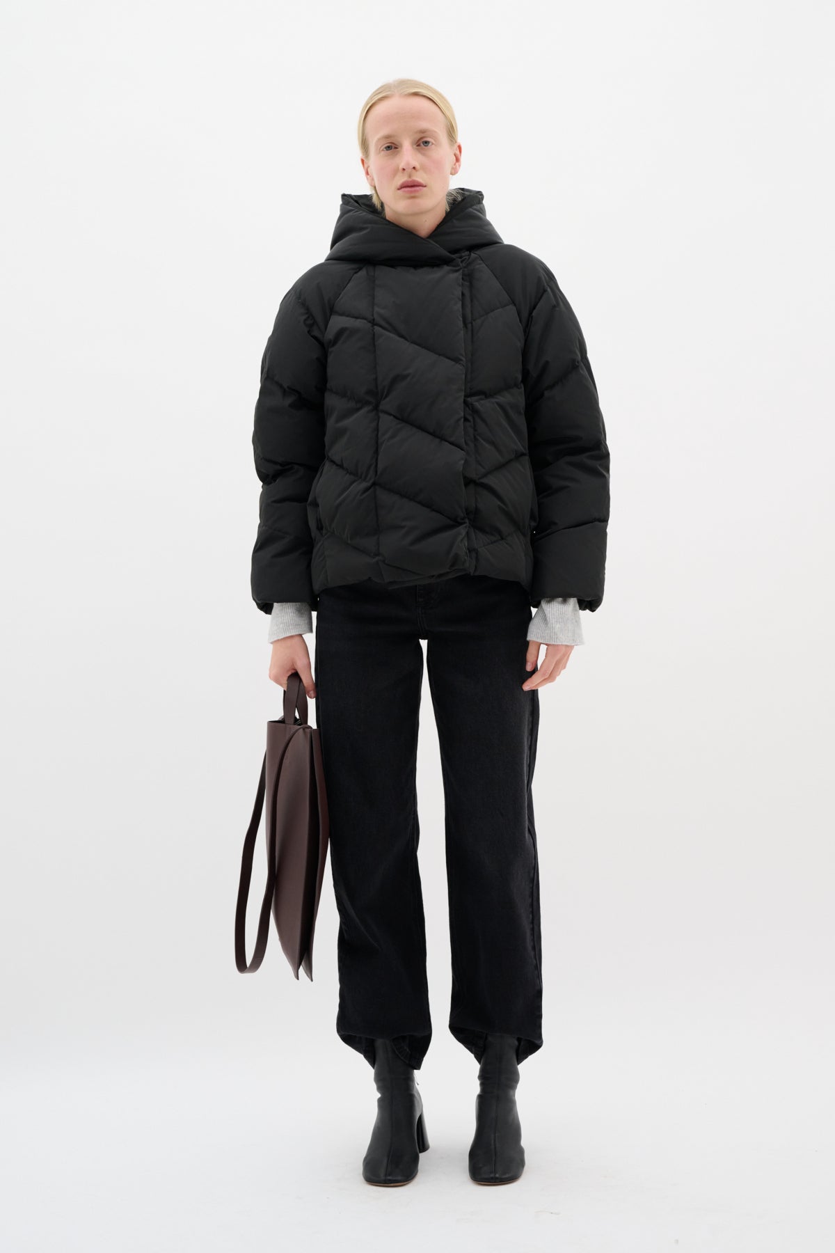YazIW Short Coat Black - 30110619