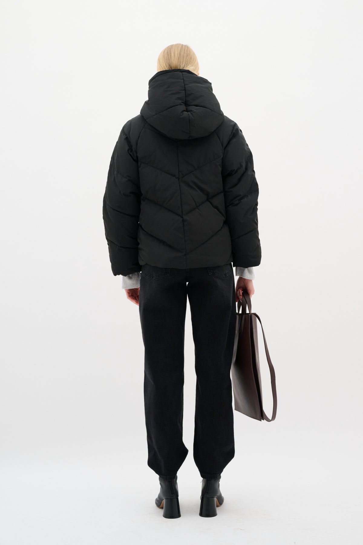 YazIW Short Coat Black - 30110619