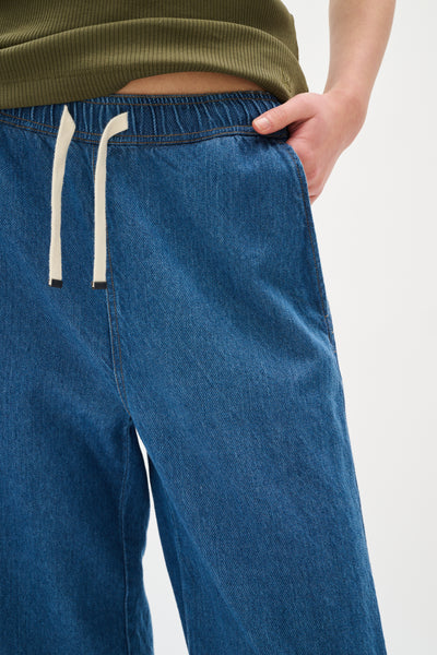 BallarizIW Pants Blue Denim - 30110629 Thumbnail