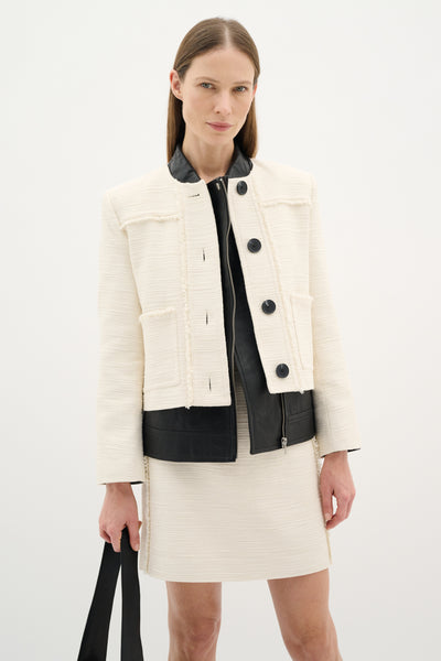 YuttaIW Jacket Whisper White - 30110634 Thumbnail