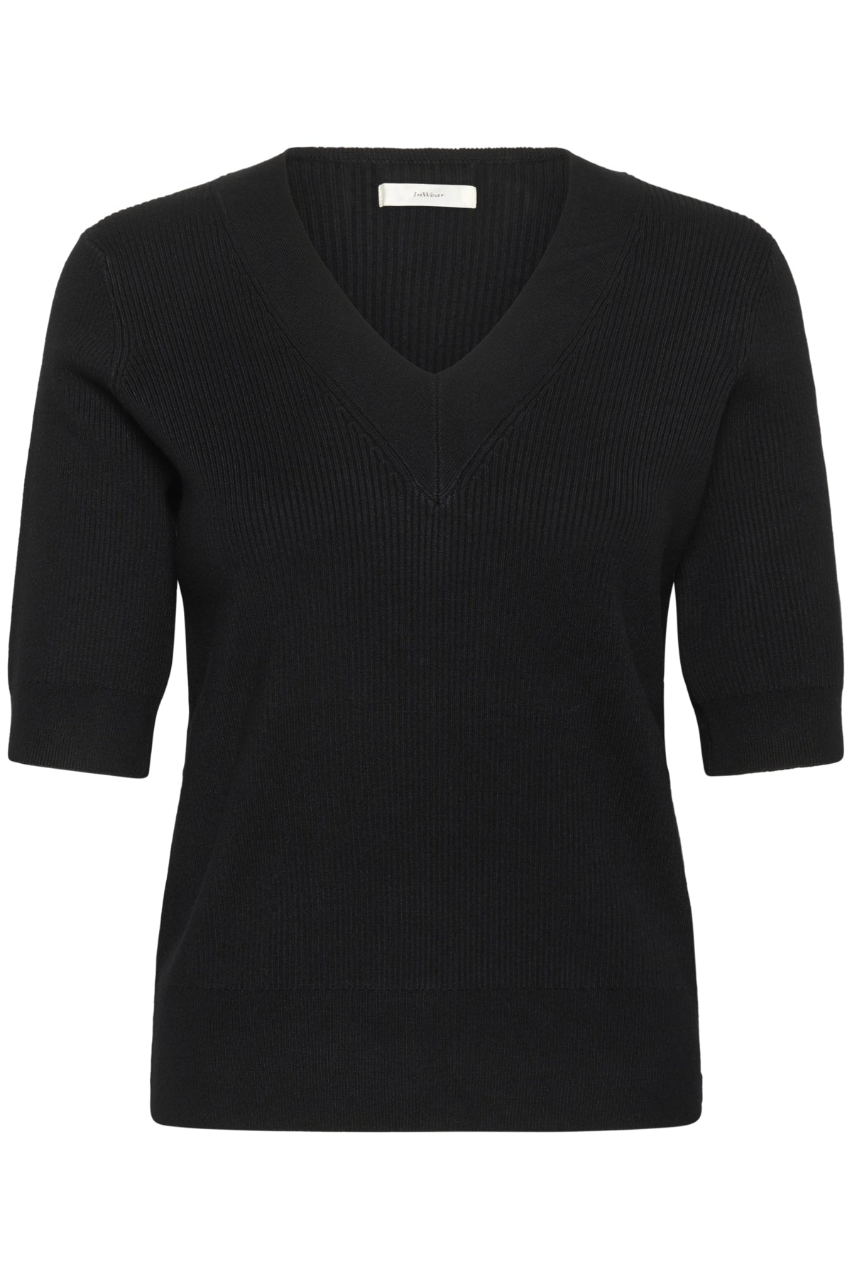 LeenahIW V-ringad blus svart - 30110675