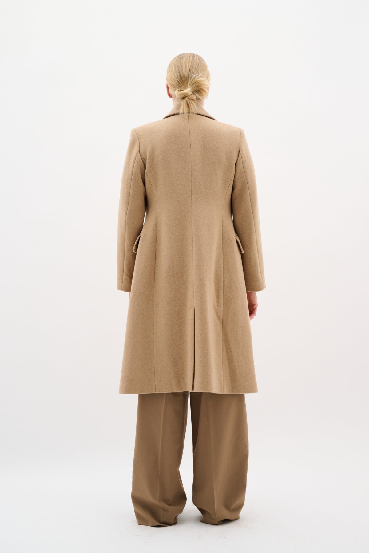 ThoraIW Lapel Coat R Tobacco Brown - 30110808