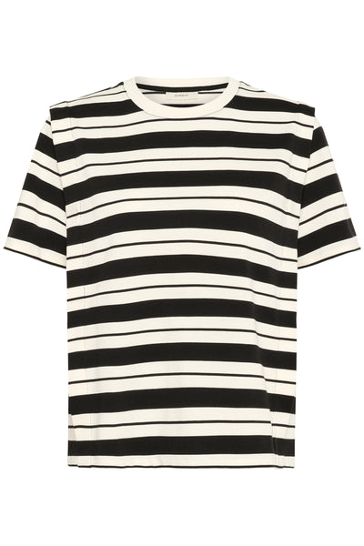 PannyIW Lester T-shirt Whisper White / Black - 30110824 Thumbnail