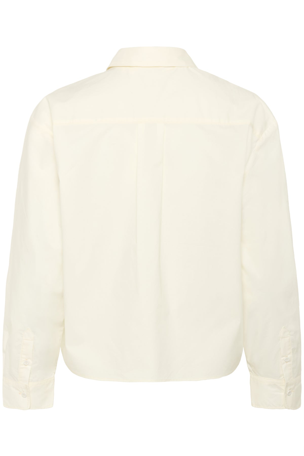 AimeeIW Cropped Shirt Whisper White - 30110877