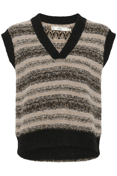 GilliaIW Vest Mix Colour Fairisle - 30110929 Thumbnail