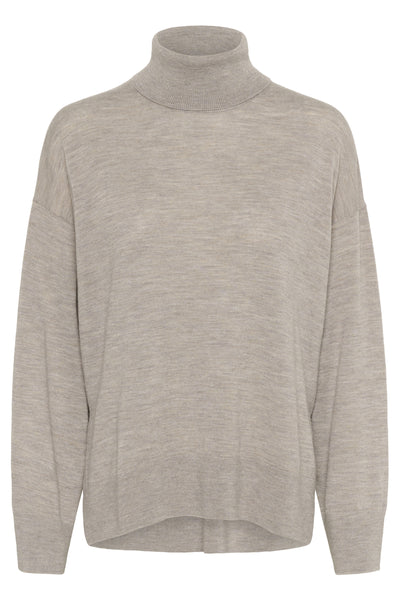 GitoIW Polotröja Sandy Grey Melange - 30110932 Thumbnail