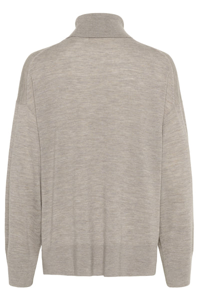 GitoIW Polotröja Sandy Grey Melange - 30110932 Thumbnail