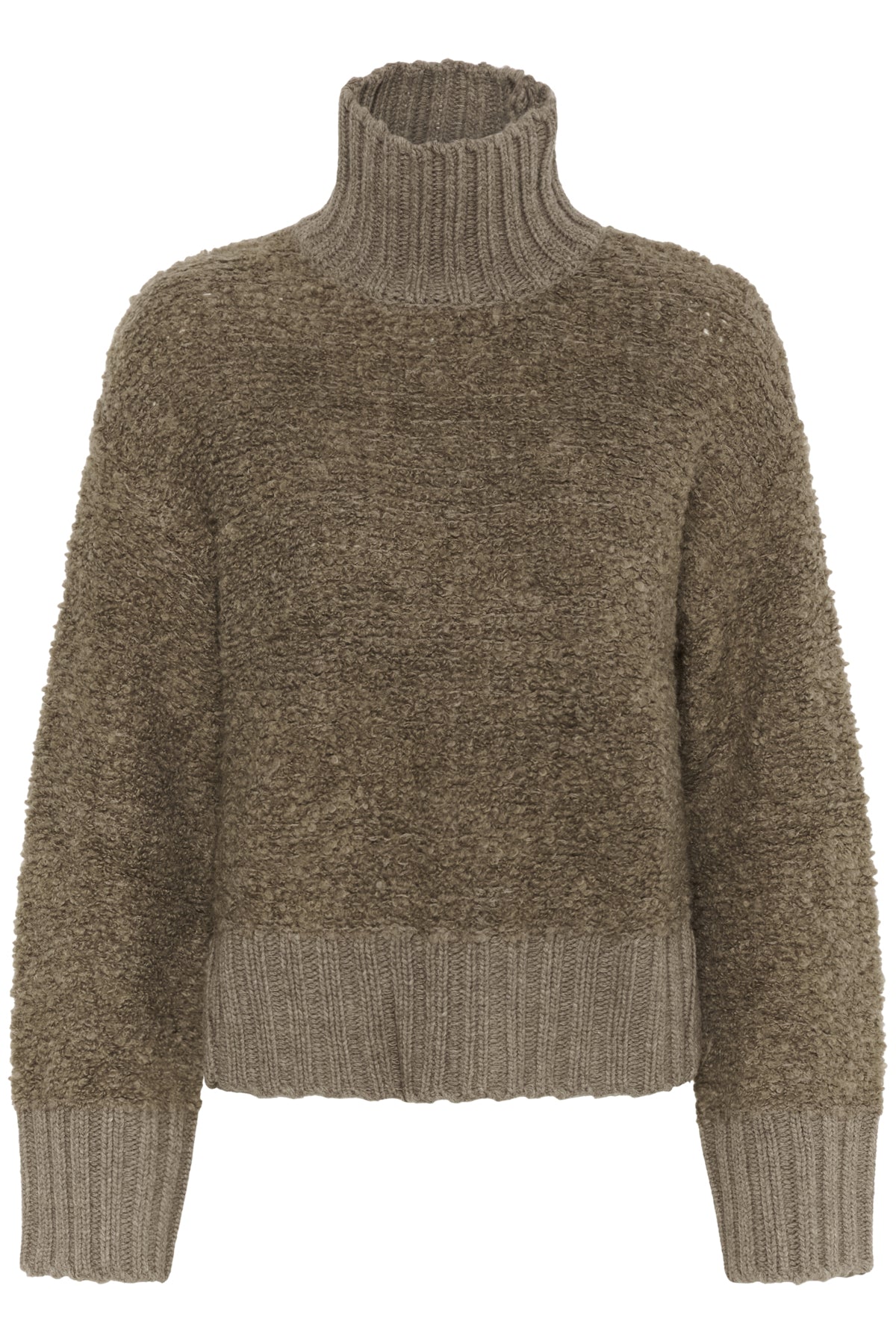 GuoIW Highneck Sandy Grey Melange - 30110937