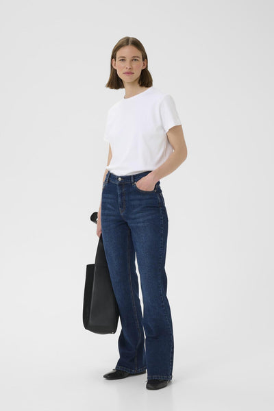 NanaIW Bootcut Jeans Dark Wash Denim - 30110971 Thumbnail