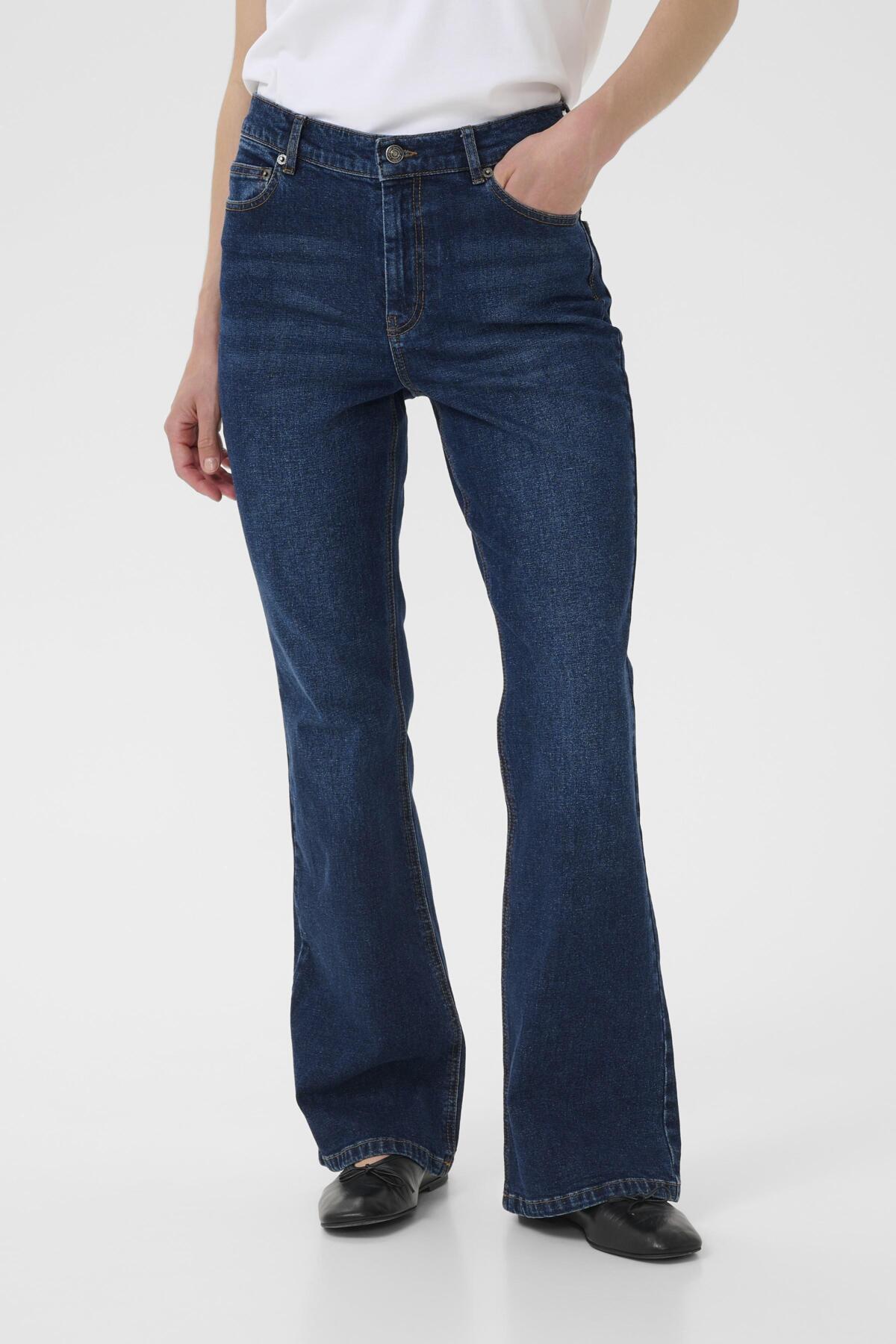 NanaIW Bootcut Jeans Dark Wash Denim - 30110971