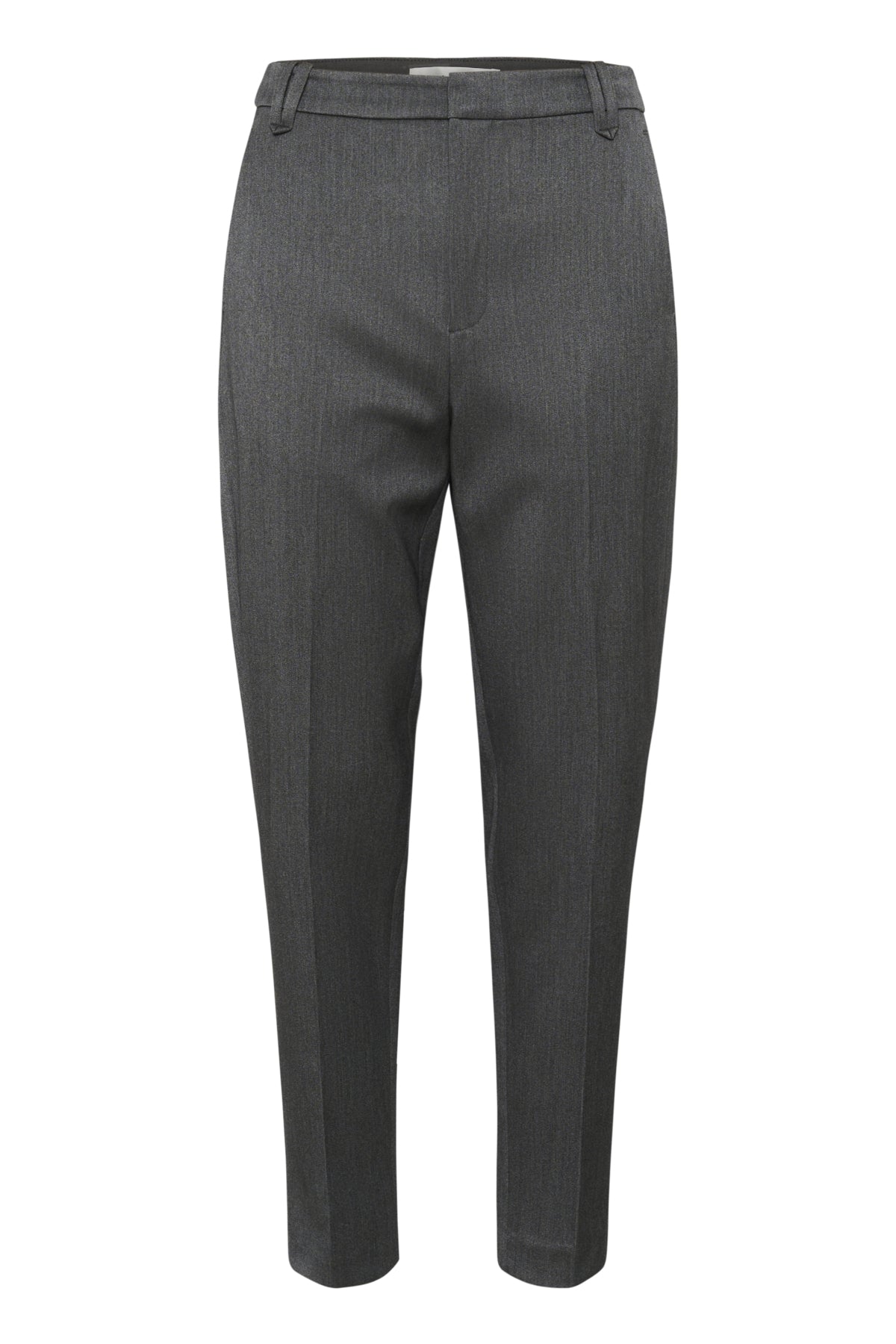 BrunildaIW Tapered Pant Mörkgråmelerad - 30111004
