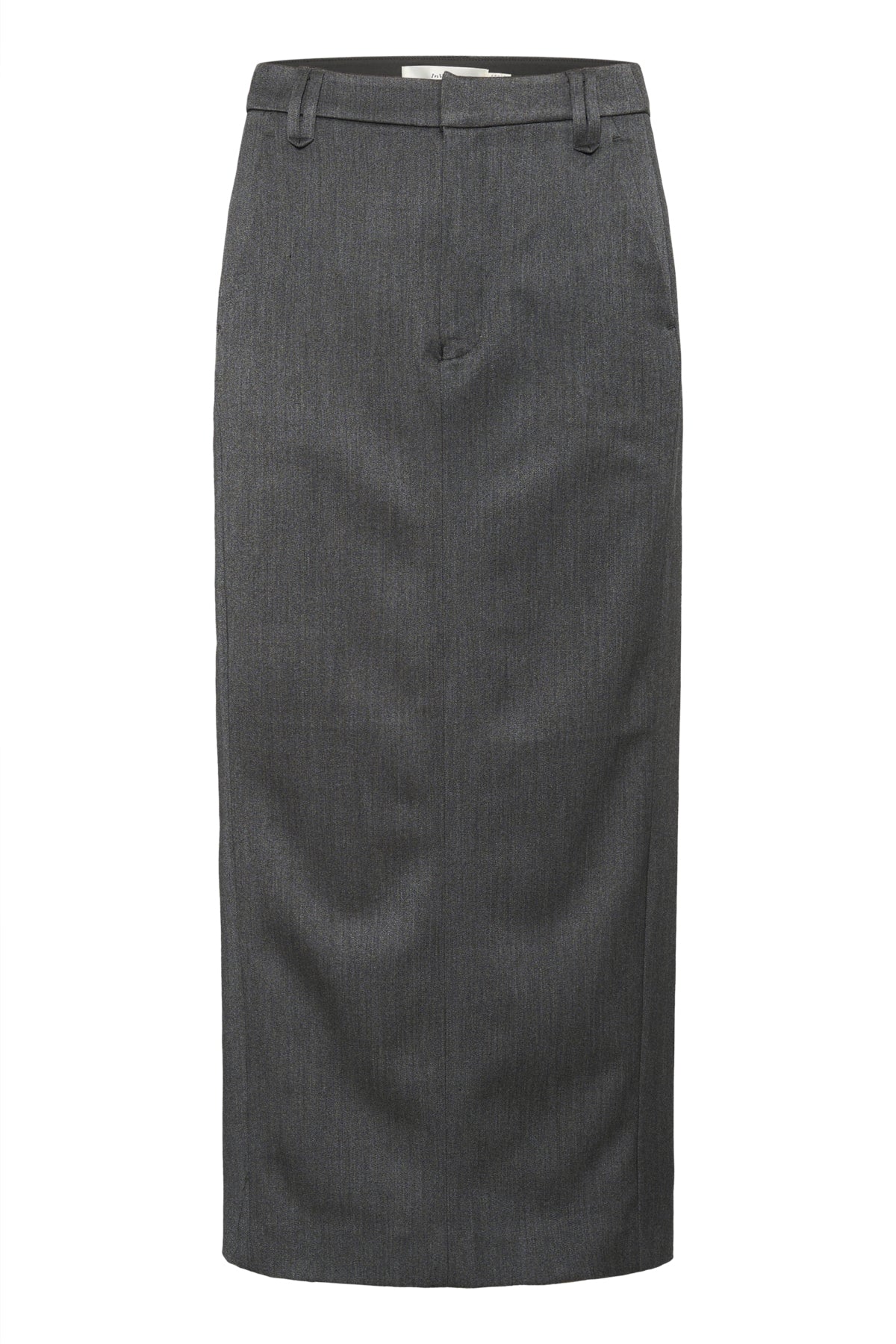 BrunildaIW Skirt Mörkgråmelerad - 30111005
