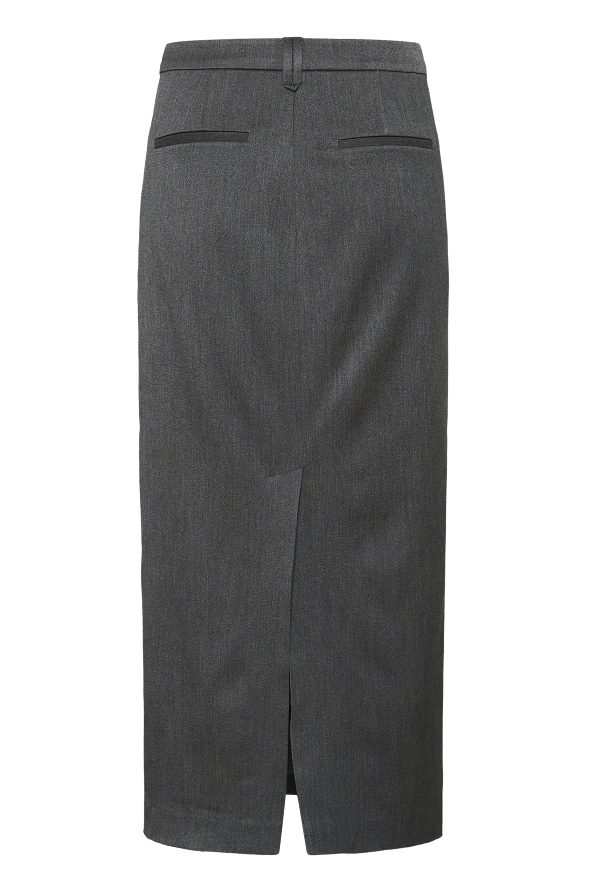 BrunildaIW Skirt Mörkgråmelerad - 30111005